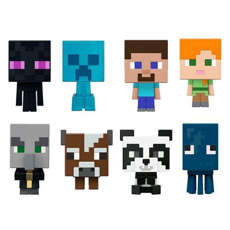 Minecraft Mini Mob Heads Mini Figures Brand New Boxed Sealed Assorted