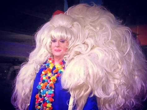 Lady Bunny Wearing The Biggest Hair Ive Ever Seen In My Life