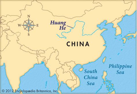 Huang He River Ancient China Geography