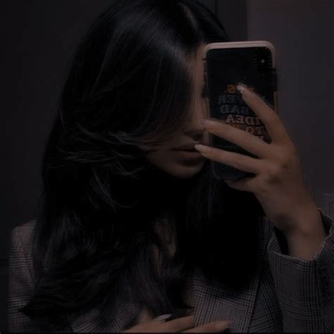 Dark Aesthetic Mirror Selfie