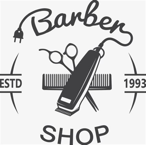 Barber Shop Logo Png Vector Decoração O Barbeiro Imagem Png E Vetor