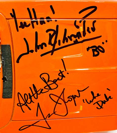 John Schneider Tom Wopat And Catherine Bach Signed