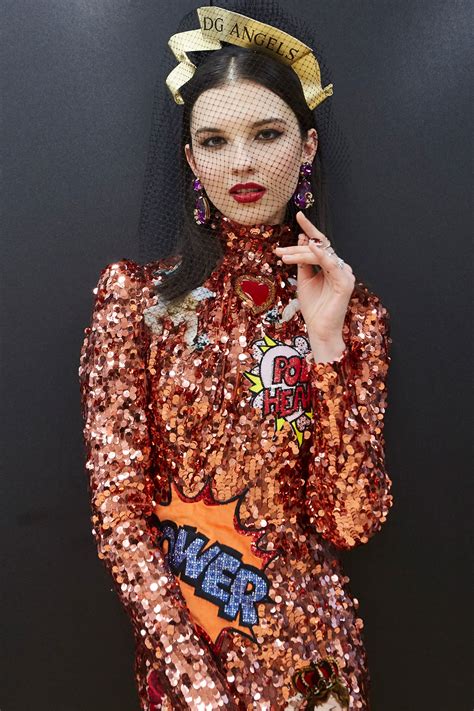 Videos And Pictures From Dolce And Gabbana Fall Winter 2018 19 Womenswear