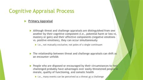 Cognitive Theories Lazarus And Folkman Appraisal And Coping Ppt Download