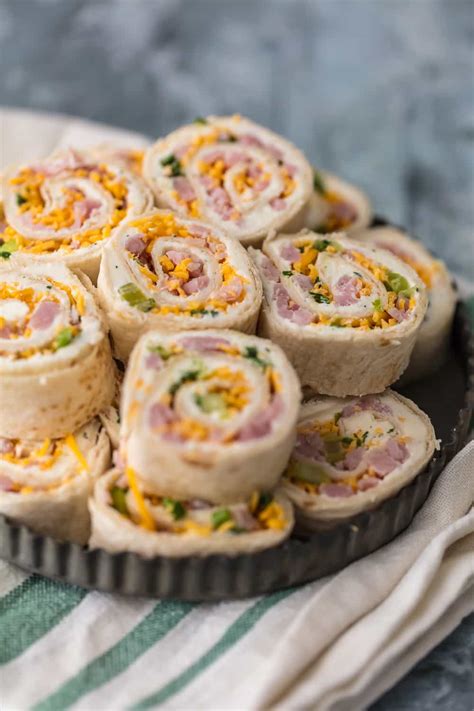 Ham And Cheese Roll Ups Tortilla Roll Ups The Cookie Rookie
