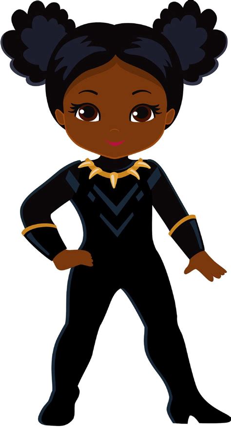 African American Superhero Cartoon