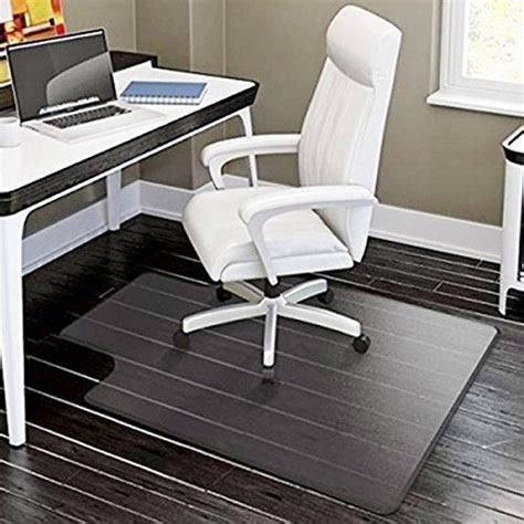 Office Desk Chair Mat For Hard Wood Floor Anti Slip Pvc Matte 48 X 36