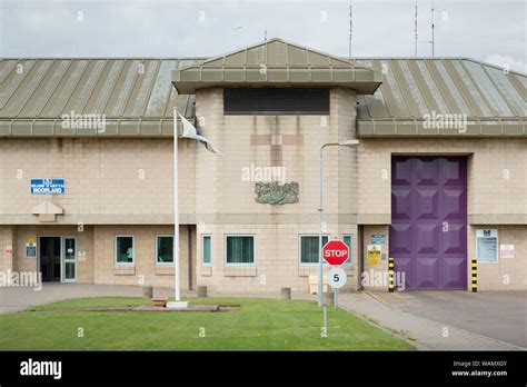 The Front Entrance To Hmp And Yoi Moorland Prison In Hatfield Woodhouse Near Doncaster In