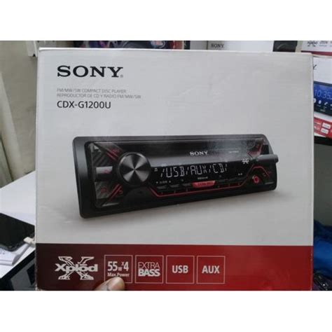Sony Radio With Cd Player Usb Aux Input Cdx G1200u Best Price