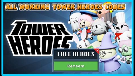Are you looking for the latest codes for tower heroes?. ALL WORKING TOWER HEROES CODES JULY 2020 | ROBLOX - YouTube