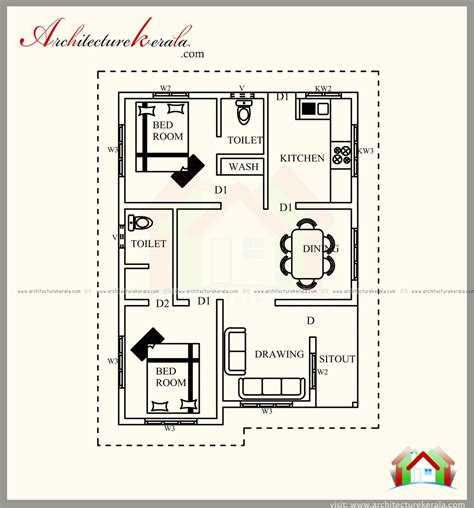 700 Sq Ft House Plans 2 Bedroom Indian Style Bedroom Poster