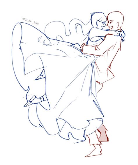 Anime Couple Dancing Drawing Reference Action Pose Reference Anime