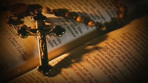 Wallpaper 1920x1080 Px Christianity Cross Holy Bible Holy Rosary