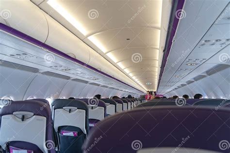 Airbus A320 200 Aircraft Cabin By Peach Aviation Editorial Photo