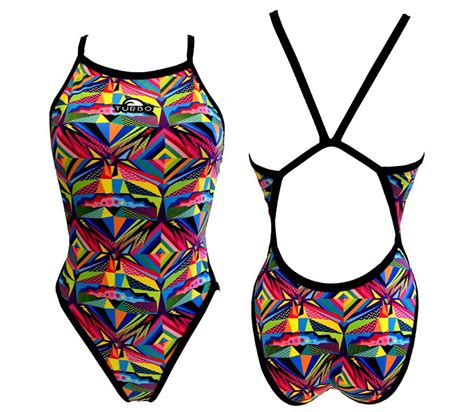 Women Swim Suit Revolution Thin Straps Etno Cool Print Turbo Swim Asia