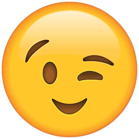 Winking Emoji Emoji Clipart Emoji