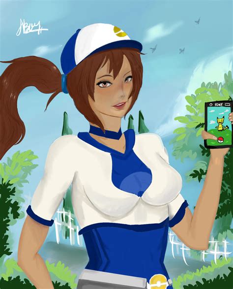 Pokemon Go Female Trainer~ By Triplefundust On Deviantart