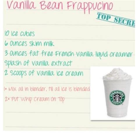 Homemade Vanilla Frappuccino Recipe Bryont Blog