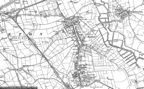 Historic Ordnance Survey Map Of Norton 1913 1914