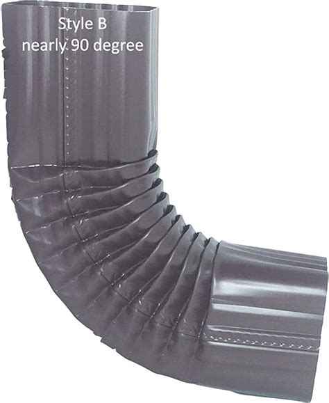 2x3 And 3x4 Downspout Gutter Elbows Choose From 30 Degree 45