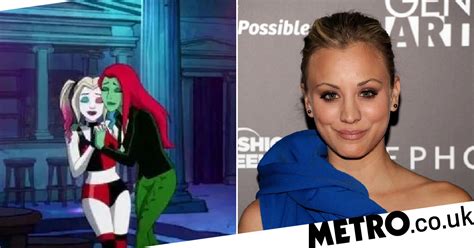 big bang theory s kaley cuoco s harley quinn for lesbian romance with poison ivy metro news