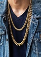 Gold Plated Double Miami Cuban Link ( 10 MM & 14 MM ) – FrostNYC