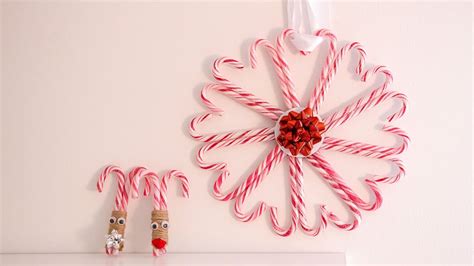 How about making them the festive centerpiece on your buffet? DIY candy cane christmas decorations - YouTube