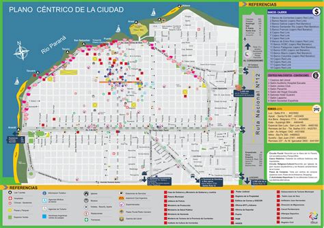 Mapa TurÍstico Ciudad De Corrientes El Iberá