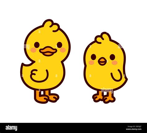 Kawaii Duckling Cut Out Stock Images And Pictures Alamy