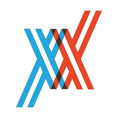 Two Red X Logo Logodix