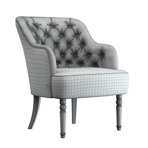 Light Grey Armchair By Archvis Technical Info 1 3ds Max 2011 With V