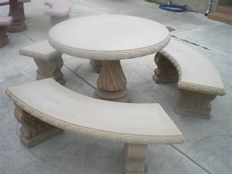 Amazing Outdoor Concrete Furniture And Concrete Cement Tan