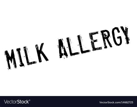 Milk Allergy Rubber Stamp Royalty Free Vector Image