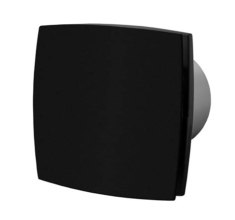 Badkamerventilator 100 STIL +vochtsensor +timer – zwart – Dé Ventilatie