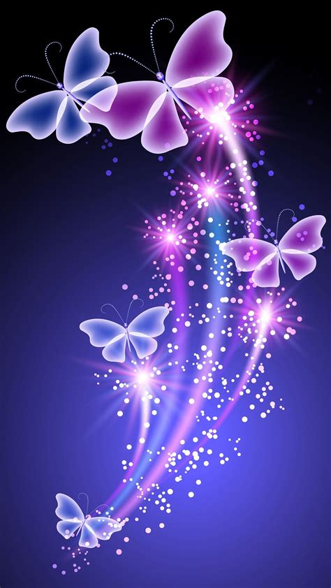 We have a massive amount of desktop and mobile backgrounds. Purple Glitter Butterfly Wallpapers - Top Free Purple ...