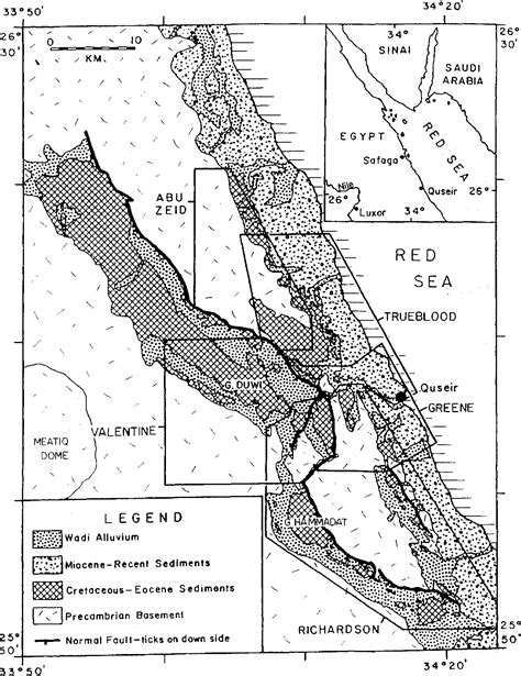 Figure 1 From Structure And Tectonics Of The Southern Gebel Duwi Area