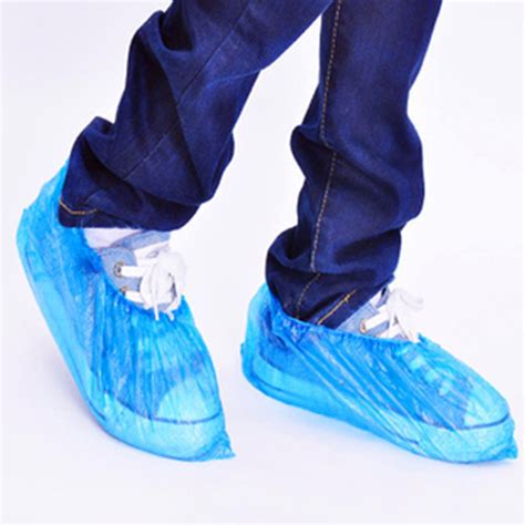 Disposable Blue Overshoes Over Shoe Cover Personal Protective Equipment