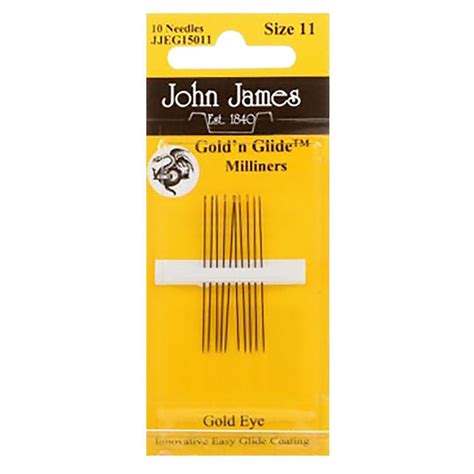 John James Gold N Glide™ Milliners Straw Size 11