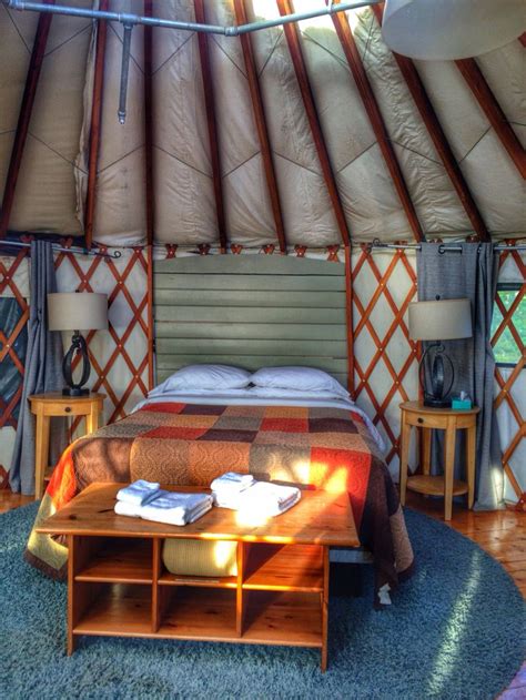 Inside Our Yurt At Treebones Resort Big Sur California Home Decor