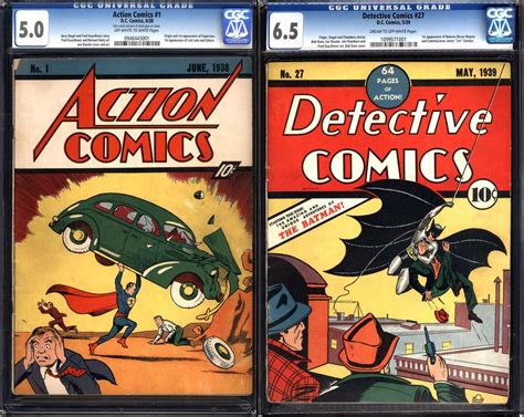 Action Comics 1 1st Superman And Detective Comics 27