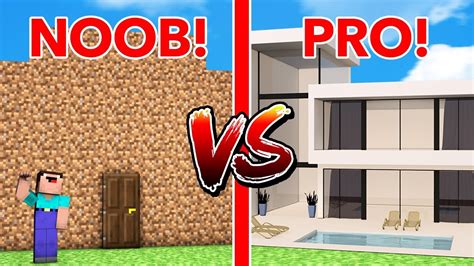 Minecraft Noob Vs Pro Hausbau In Minecraft Youtube