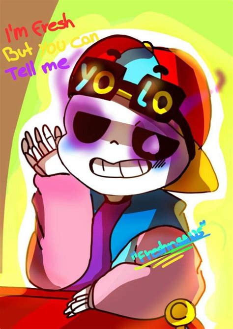 Underfresh is a character made by crayon queen. 🌈😎Fresh Sans😎🌈 | Undertale Amino