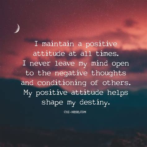 You Have The Power To Maintain A Positive Attitude You Have The Power