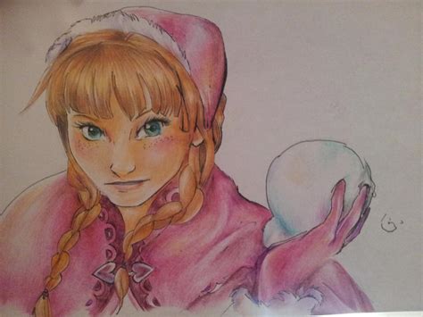Anna Frozen Fan Art By Pikkolapungu On Deviantart