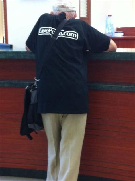 17 Fun Old People Wearing Totally Inappropriate T Shirts