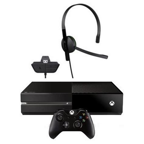 Xbox One With Chat Headset Black 500gb Xbox One Gamestop