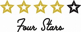 Download Four Stars - Four Out Of Five Stars PNG Image with No ...