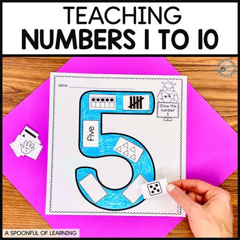 Teaching Numbers 1 To 10 With Fun Activities A Spoonful Of Learning