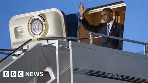 President Obama Starts Two Day Kenya Visit Bbc News