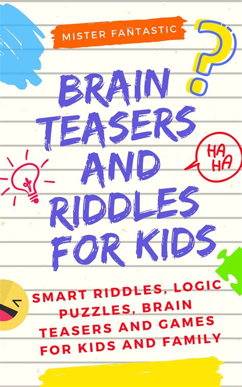 Buy Brain Teasers And Riddles For Kids Smart Riddles Logic Puzzles